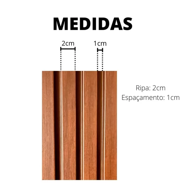 Cabeceira modulada para cama ripada em MDF de 90 cm alt por 87 cm larg fácil instalação - Imagem 3