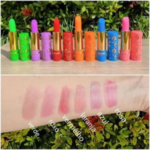 Batom Mágico 24 Horas Colorido - Bella Femme