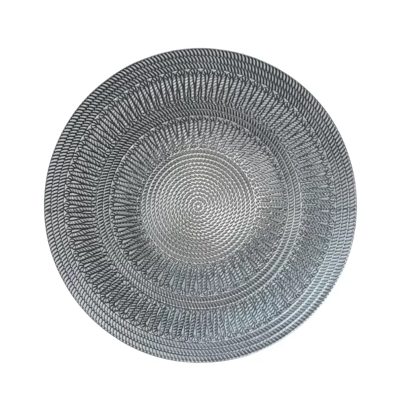 Conjunto 4 Peças Jogo Americano Malha em Tecido Impermeavel Poliester Antiderrapante Jantar Mesa De Cozinha - Imagem 6
