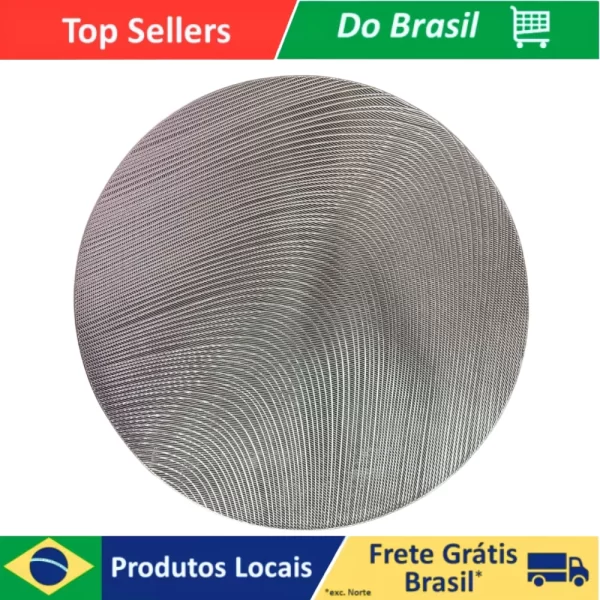 Conjunto até 4 Peças Jogo Americano Diversas Cores em Tecido Impermeavel Poliester Antiderrapante Jantar Mesa De Cozinha