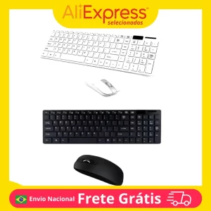 Kit Teclado e Mouse Wireless Alta Performance