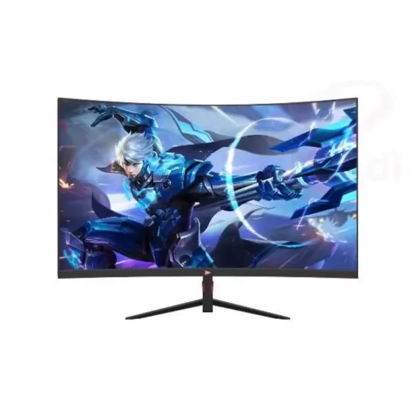 Monitor Gamer Curvo LED 23.6 Polegadas Full HD Tela Curva Grasep D-GR236 Para PC Console PS4 PS5 Xbox Entrada HDMI VGA Suporte - Imagem 2