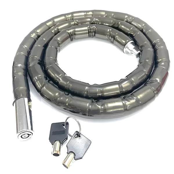 Cadeado Para Moto Bicicleta Bike Corrente Segurança Antifurto Trava Grossa - Imagem 6