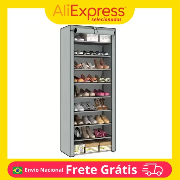 Sapateira Grande Para Organização de Casa Para Sapatos Tênis Botas Closet de Sapatos Armário Organizador Impermeável Dustproof
