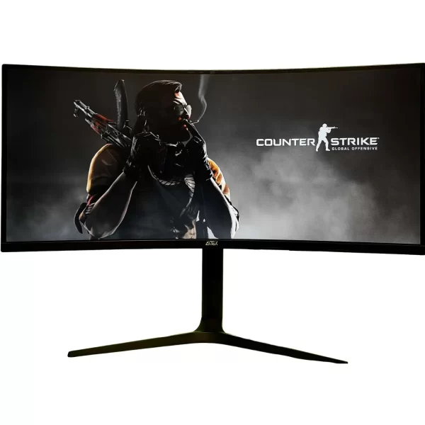 Monitor Gamer Ultrawide 34 Polegadas 165Hz 1ms Resolução WQHD Preto HDMI - Design Ergonômico - Imagem 2