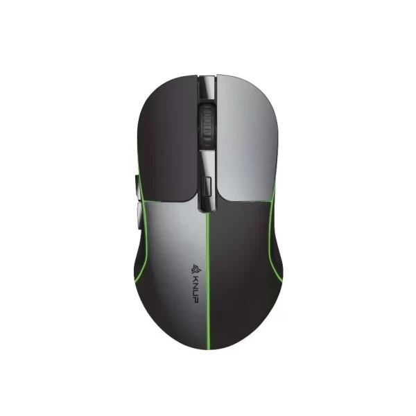 Mouse Gamer Sem Fio Knup KP-MU018 Bluetooth Wireless 2.4G 1600DPI Recarregável Iluminação LED e 6 Botões Computador Notebook - Imagem 2