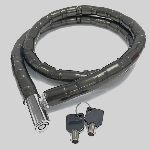 Cadeado Para Moto Bicicleta Bike Corrente Segurança Antifurto Trava Grossa - Imagem 4