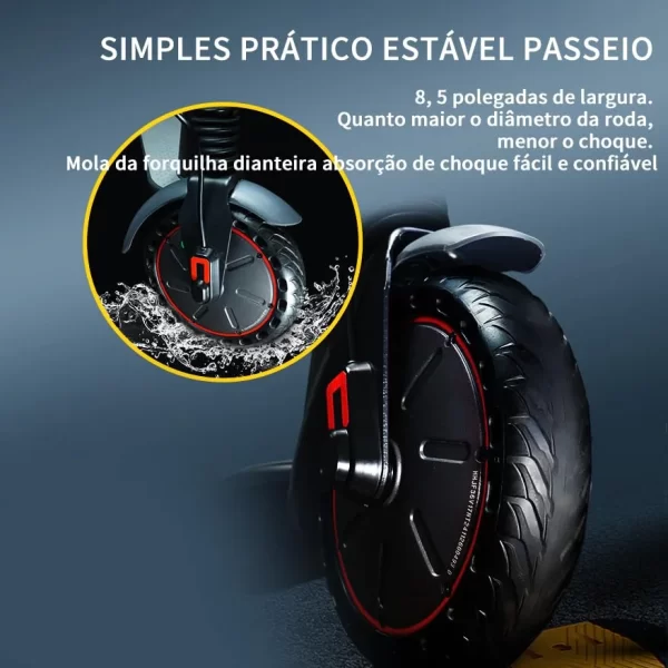 Patinete Elétrico HQS-H1 8.5" 350W Dobrável - Imagem 2