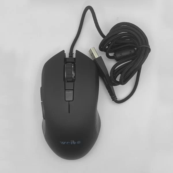 Mouse Gamer Óptico Led Rgb 3200 Dpi Com Fio Usb Preto S180 - Imagem 2