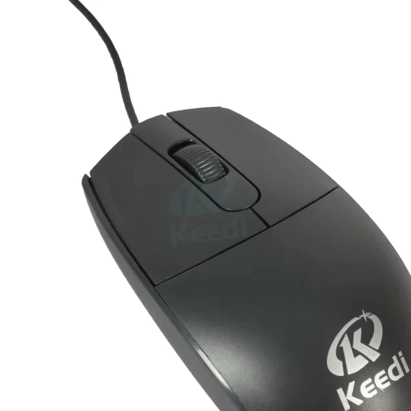 Mouse Com Fio Ergonômico Usb Keedi Mou900 1200Dpi Computador Notebook Pc Trabalho Escritório Silencioso Confortável Barato e Bom - Imagem 6