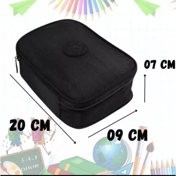 Estojo de Nylon com Alça e Divisórias Estiloso Diversas Cores - Imagem 4