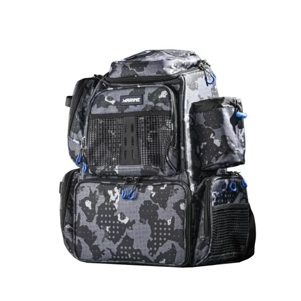 Bolsa Mochila Caixa de Pesca Marine M-MP25C com 4 Estojos Inclusos 50cm x 45cm x 25cm - Imagem 2
