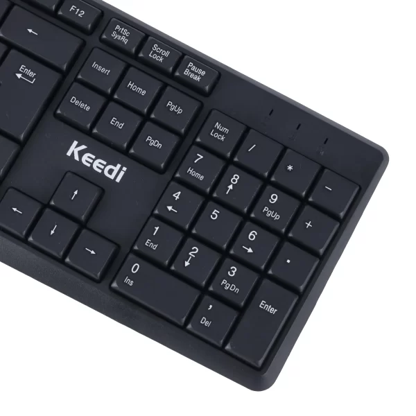 Kit Teclado e Mouse sem fio, Sem Fio, 2.4Ghz, Keedi TEC807 - Imagem 3