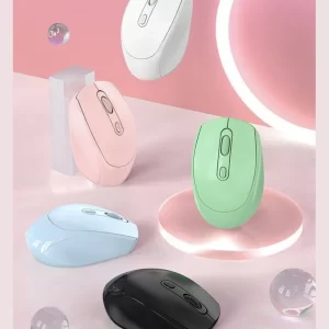 Mouse Sem Fio Colorido 2.4GHz Elegante