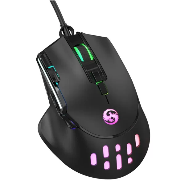 Kit Teclado Gamer Mecânico Switch Blue Abnt2 + Mouse Gamer Ergonômico 9 Botões Dpi 12800 Led Rgb Usb Com Mousepad Para Pc Bk-04 - Imagem 5