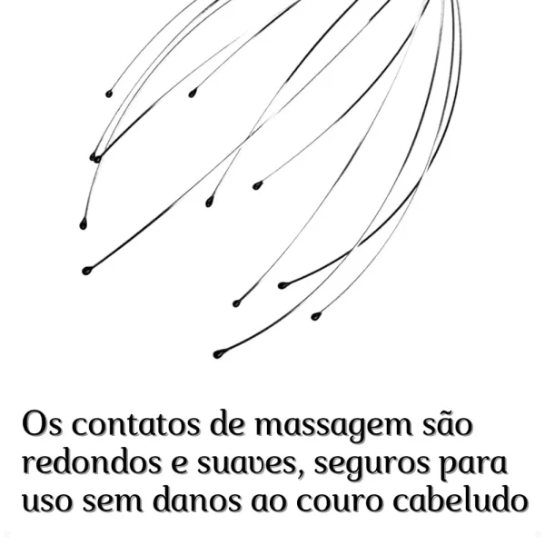 Massageador Antiestresse de Cabeça Antiestresse Cossador Cafuné Relaxante Alivia Tenção SORTIDOS - Imagem 5