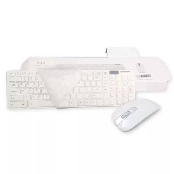Kit Teclado E Mouse Sem Fio Wireless 2.4ghz 3200dpi Óptico K-06 - Imagem 3