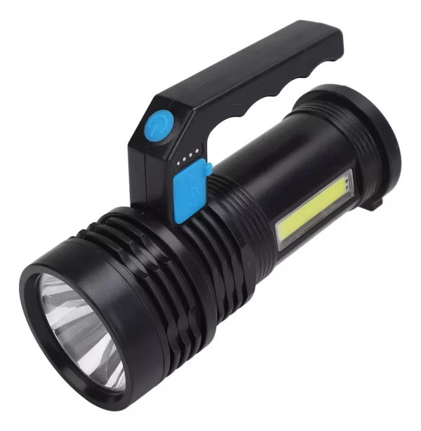 Lanterna Led Recarregável 1850mah Alta Potência 10W Luz Forte Lateral Portátil Uso Camping Emergência Tática Iluminação Noturna - Imagem 5