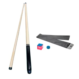 Taco de Sinuca Bipartido Profissional com Acessórios