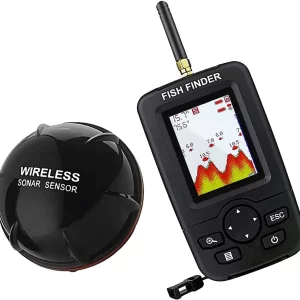 Localizador de Peixes Sem Fio com Tela LCD