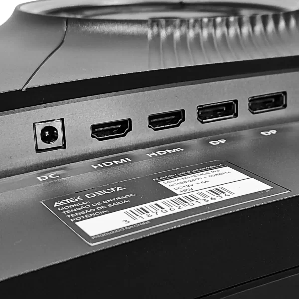 Monitor Gamer Ultrawide 34 Polegadas 165Hz 1ms Resolução WQHD Preto HDMI - Design Ergonômico - Imagem 5