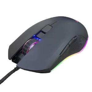 Mouse Gamer Óptico RGB 3200 DPI com Fio USB