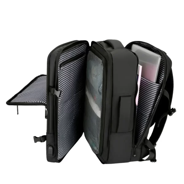 Mochila Executiva Masculina Notebook Escolar Trabalho Viagem - Imagem 6