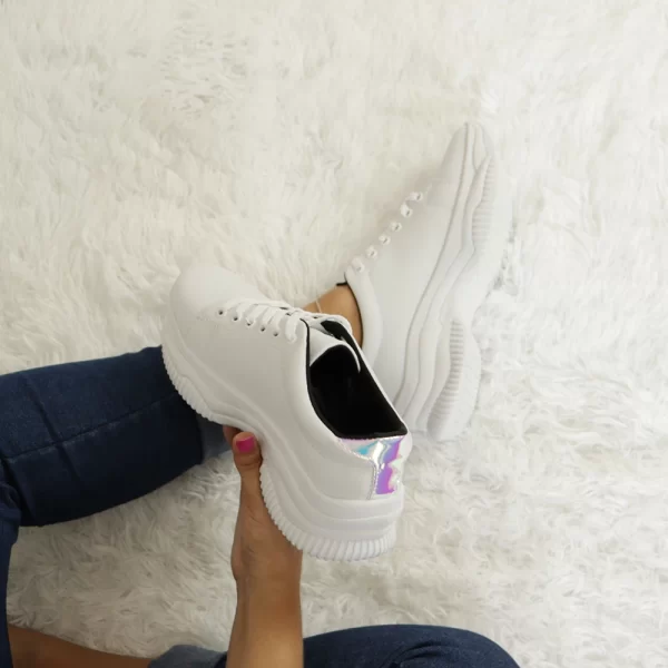Tênis Casual Feminino Neon GuGi Sneaker Caminhada Plataforma TNEON-ALE - Imagem 5
