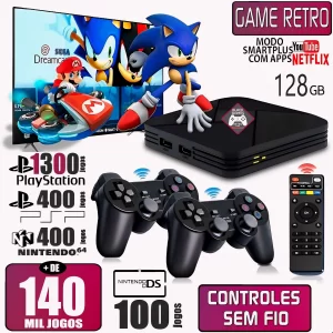 Vídeo Game Retro 2024 com 140.000 Jogos Clássicos