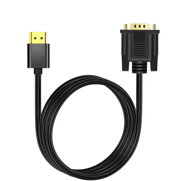 Cabo DisplayPort VGA Full HD Adaptador Plug Play Notebook PC Monitor Projetor ATI HDTVs Setup Desktop Apresentações Multi Tela - Imagem 4