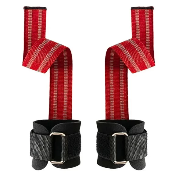 Par de Tala Straps com Munhequeira em Algodão para Musculação e Treino Funcional - Imagem 2