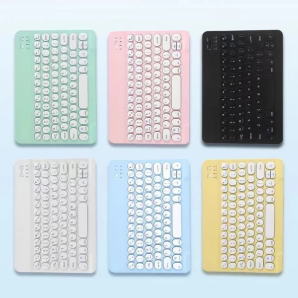 Kit Teclado E Mouse Bluetooth 5.2 Compatível Pc iPhone Android - Imagem 5