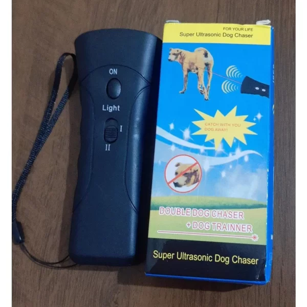 Ultrasonic Pet Dog Repeller Anti Barking Stop Bark Training Device Dog Training Repelentes Portátil Remoto De Bateria Treinado - Imagem 6