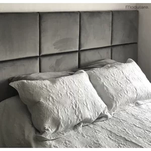 Cabeceira Estofada Decorativa Adesiva Autocolante 40x30 cm