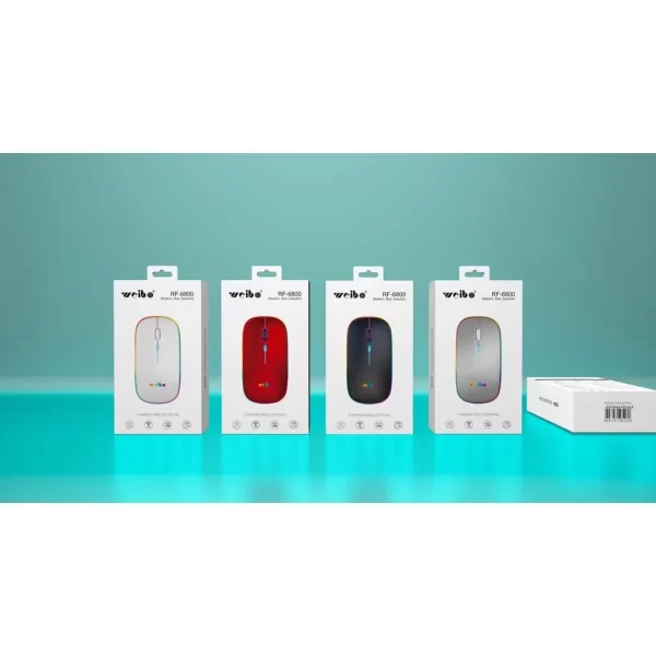 Mouse Óptico Sem Fio 2.4GHz Wireless USB Led RGB Alta Precisão Confortável Design Moderno Ideal Jogos e Escritório Home Office - Imagem 3