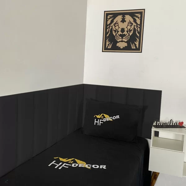 Cabeceira de Cama Estofada em L 60x20cm - Varios Tamanhos - Imagem 4