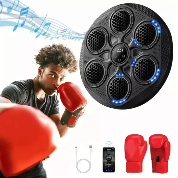 Máquina de Boxe Musical Inteligente para Adultos e Crianças - Imagem 5