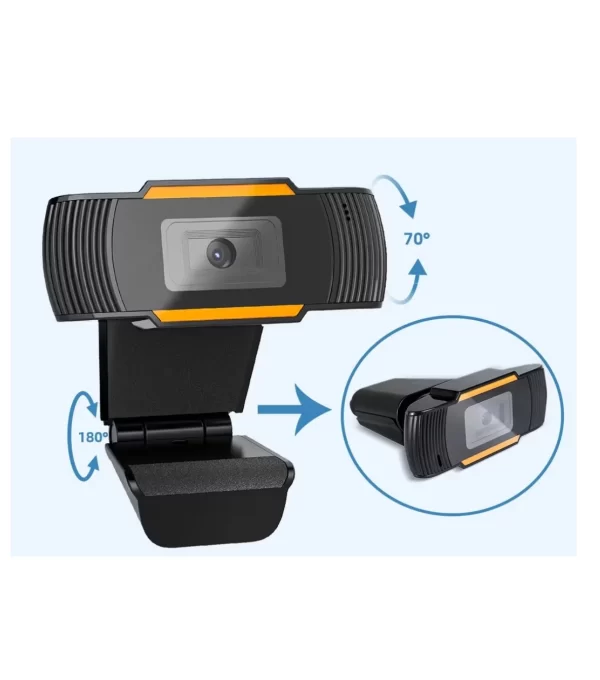 Webcam Full Hd 1080p USB C/ Microfone Câmera Para PC Ou Notebook - Imagem 5