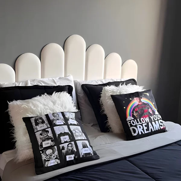 Monte Sua Cabeceira Adesiva Adesiva Decorativa Nuvem Completa Para Cama De Solteiro Casal