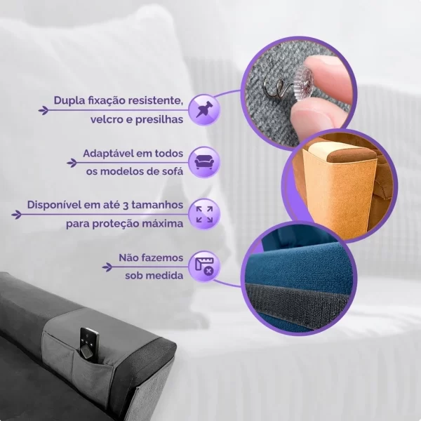 Arranhador de Gatos para Sofá Multifuncional Apoio Controle Remoto 70cmx50cm Premium MeetPet - Imagem 5