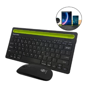 Kit Teclado e Mouse Wireless Bluetooth Recarregável BK-8089