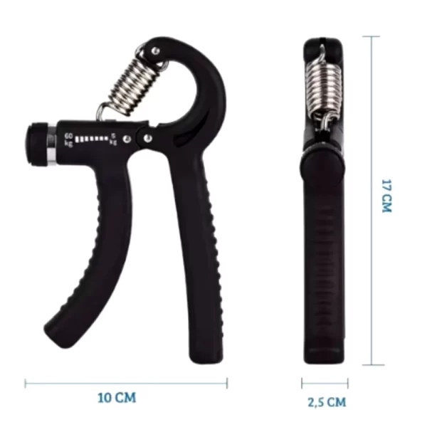HandGrip Treiandor Musculação Mao e Flexor De Punho Com Mola Ajustável Antebraço Mãos - Imagem 4