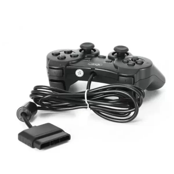 Controle para PS2 Com Fio Cor Preto - Imagem 2