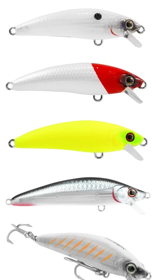 Kit 4 Iscas Marine Inna Pro 60 6g Tucunaré Robalo Traíra