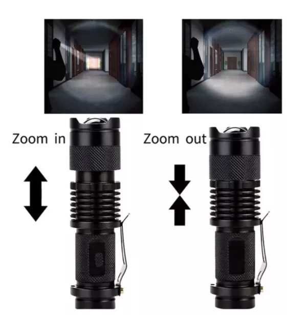 Mini Lanterna Portatil Brilhante Multi-função com Luzes de Led Táticas De Campo Carregamento via USB Entrega para Todo o Brasil - Imagem 3