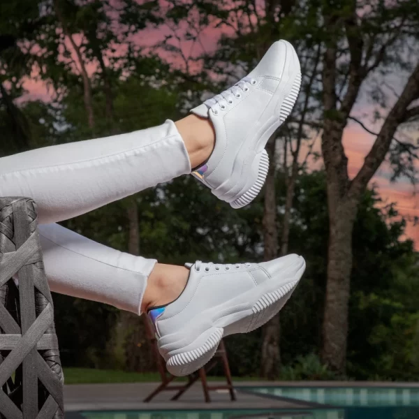 Tênis Casual Feminino Neon GuGi Sneaker Caminhada Plataforma TNEON-ALE - Imagem 6