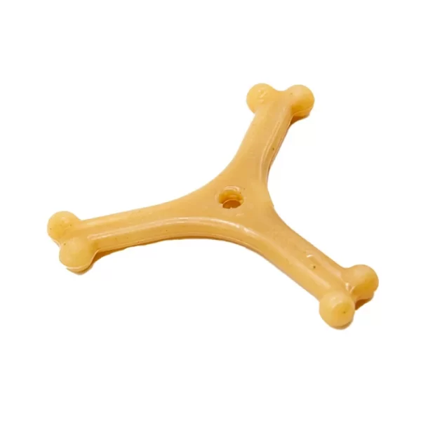 Brinquedo Osso Bamboo Sabor Bacon Letras V, Y, I Pequeno Para Cachorros - Imagem 2