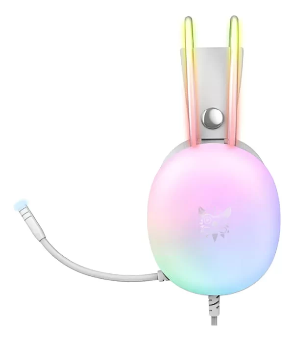 Fone de Ouvido Headset Gamer Knup KP-FN635 USB P2 Som Envolvente Luz LED Confortável Microfone Ajustável PC PS4 Xbox Computador - Imagem 3