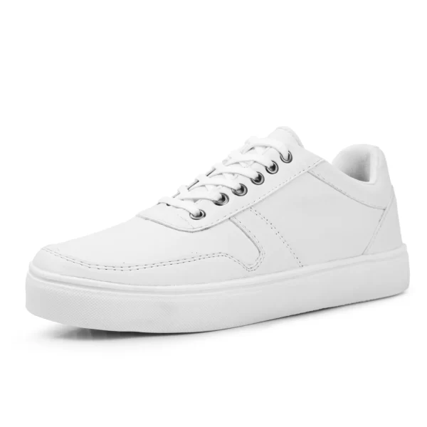 Tenis Sapatenis Masculino Moda Casual King Branco Sola Alta Confortável Luxo Trabalho Enfermeiro Barato - Imagem 5