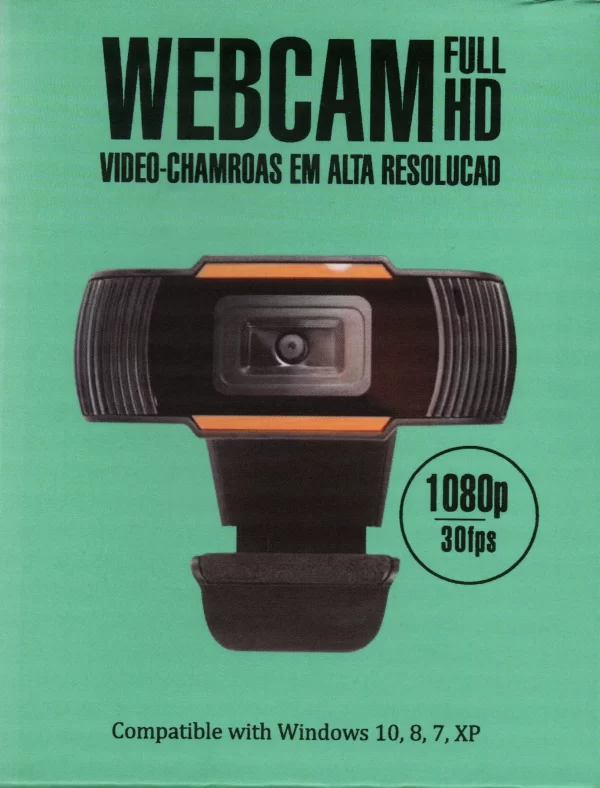 Webcam Full Hd 1080p USB C/ Microfone Câmera Para PC Ou Notebook - Imagem 6